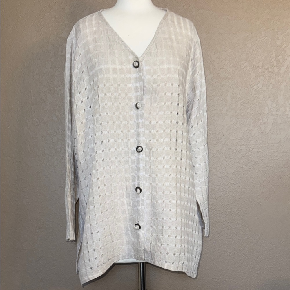 David Dart Linen Blouse